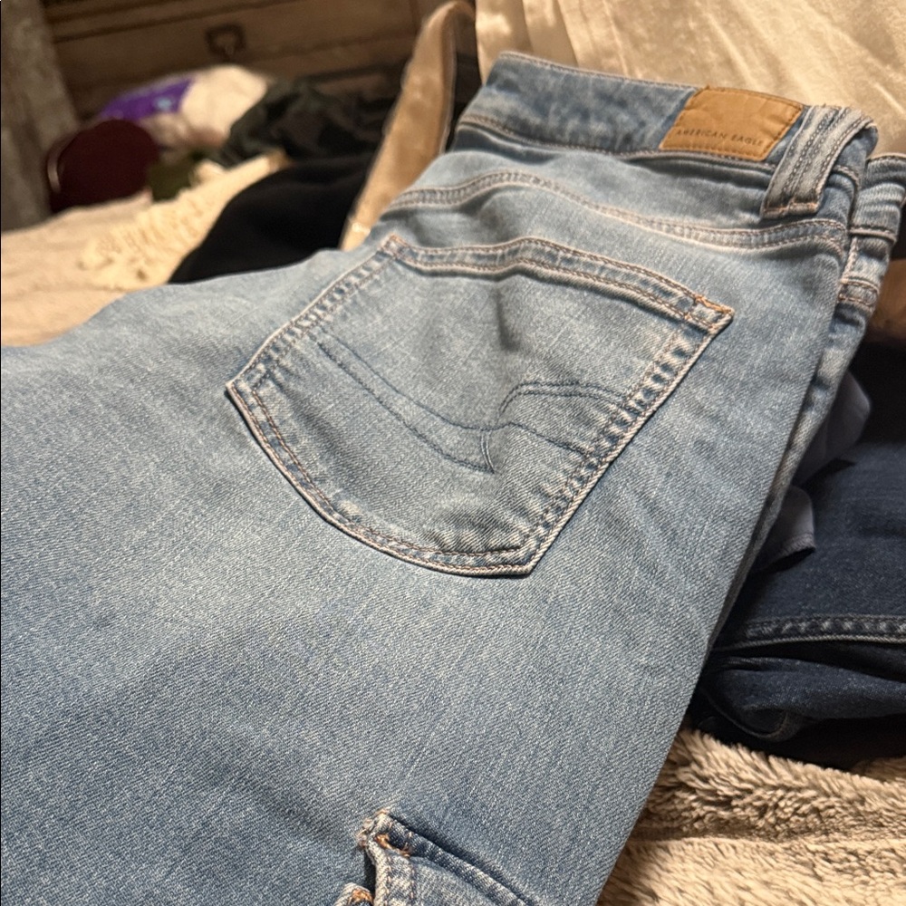 American Eagle Outfitters Light Blue Boot Cut Jeans